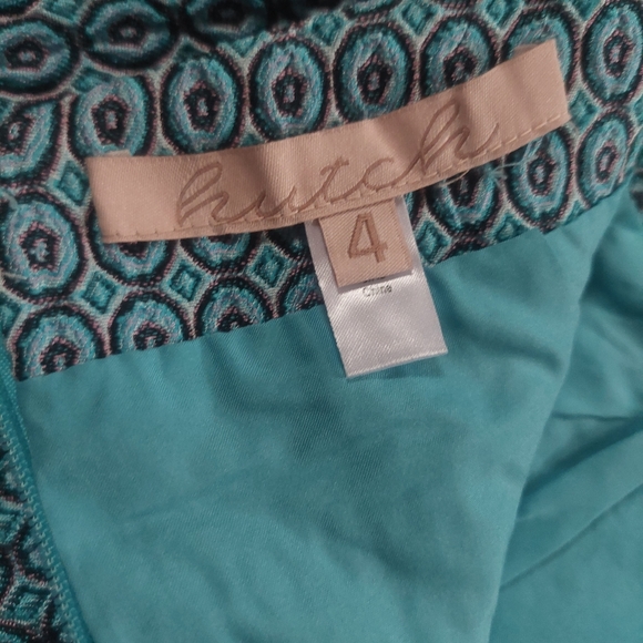 Hutch Anthropologie Abstract Mini Skirt Size 4 - Picture 7 of 9